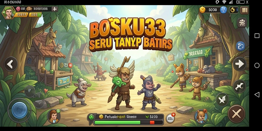 Tampilan gameplay BOSKU33 yang mendebarkan dengan petualangan seru.