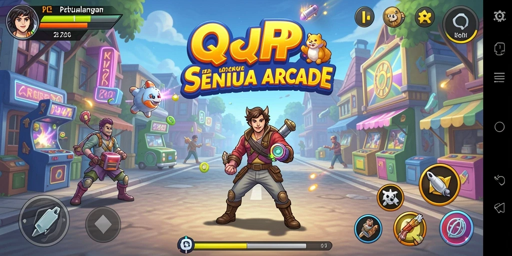 Tampilan menarik gameplay QQRP yang menantang.